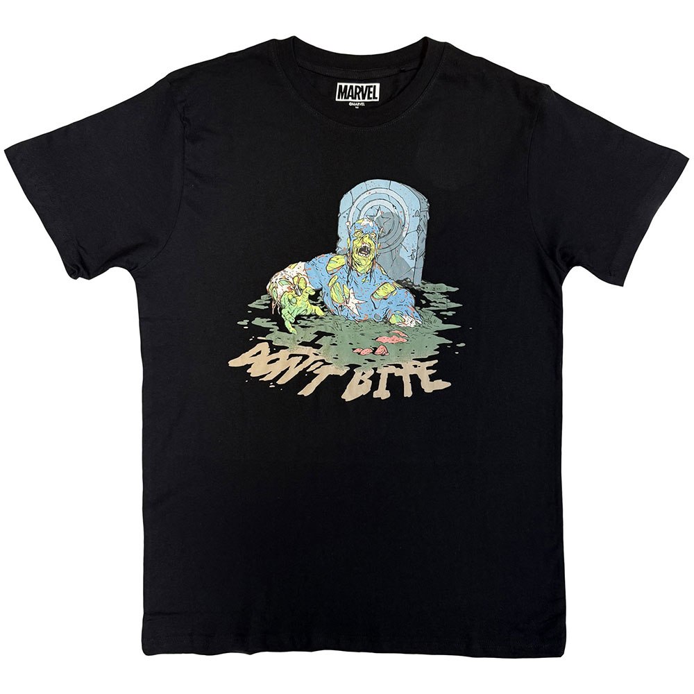 Marvel Captain America - Zombie Tshirt Homme - Noir